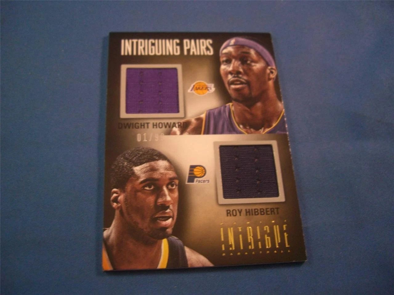 Dwight Howard Roy Hibbert Intriguing Pairs Jersey Materials 01/99 Intrigue 12-13