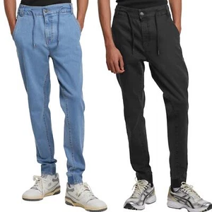 Urban Classics Pantaloni Denim Antifit Da Uomo Loose Fit Resistente Jeans Novità - Picture 1 of 34