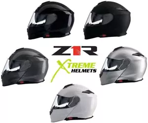 Z1R Solaris Helmet Modular Flip Up Integrated Sun Visor Removable Liner XS-2XL - Foto 1 di 15