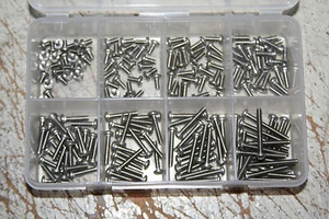 2-56 X 1/8"" A TRAVÉS DE 1"" ACERO INOXIDABLE PHIL PAN CABEZAL MÁQUINA SURTIDO DE TORNILLOS - Imagen 1 de 1