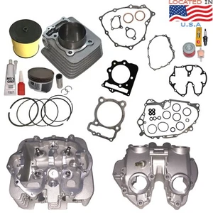 Honda Trx400ex TRX 400 Cilindro Pistón Anillos Junta Cabeza Válvula Cubierta 1999-2008 - Imagen 1 de 12