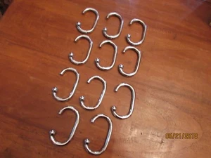 11 schwere silberne Kugel DUSCHHAKEN Chrom glänzende Oberfläche klassisch schlicht modern  - Bild 1 von 4