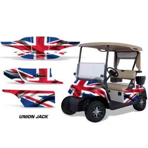 Golf Cart Graphics Decals Stickers for E-Z-GO TXT 1994-2013 Union Jack - Bild 1 von 2
