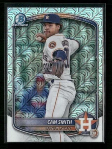 2025 Bowman Cam Smith Mega Mojo Chrome Refractor #BCP-48 Houston Astros - Picture 1 of 3