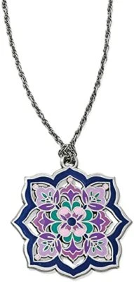 Nuevo Collar Brighton Casablanca Esmalte Púrpura Joya Marroquí Plata Foto 1 de 3