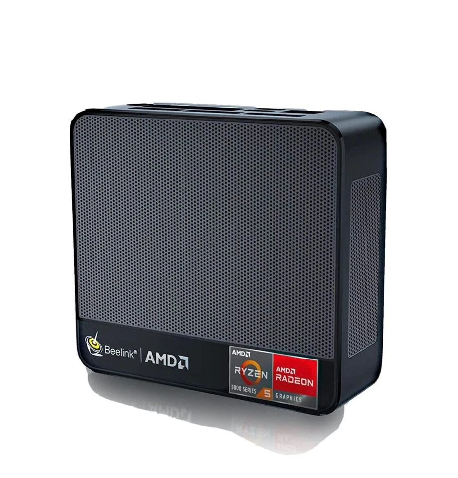 Beelink SER5 (500GB SDD, AMD Ryzen 5 5560U, 2.3GHz, 16GB RAM) Desktop - Black