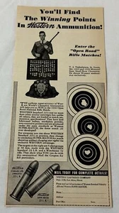 1936 Western Ammunition ad ~ YOU'LL FIND THE WINNING POINTS - Picture 1 of 1