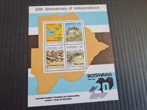 BOTSWANA 1986 SG MS603 20TH ANNIV OF INDEPENDENCE MNH - Picture 1 of 1