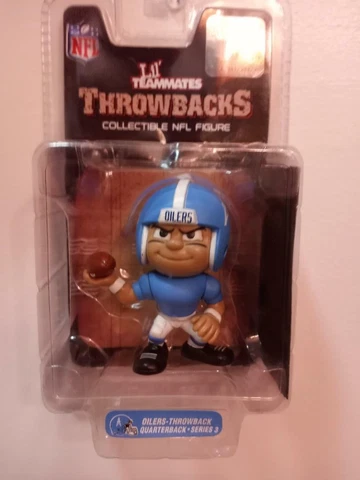NFL Lil Teammates-Throwbacks Series 3-Oilers Quarterback. Collectible Figure!! Cover
