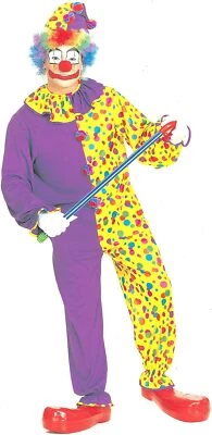 Smiley el Payaso Circo Carnaval Cumpleaños Disfraz Elegante Halloween Adulto Foto 1 de 2
