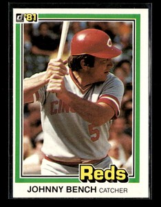 1981 Donruss  Johnny Bench #62