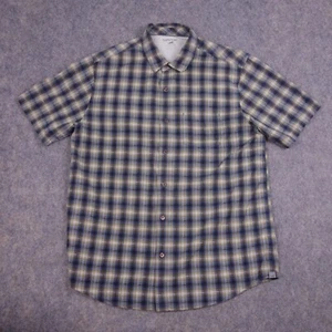 Horny Toad Button Up Shirt Large Multicolor Plaid Organic Cotton Casual Mens - Picture 1 of 8