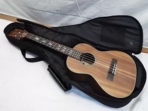 Lovely Kala Solid Acacia Top Tenor Ukulele in Gig Bag KA-ASAC-T MOP Inlay - Picture 1 of 11