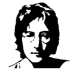 4” John Lennon vinyl Decal / Sticker - Picture 1 of 1