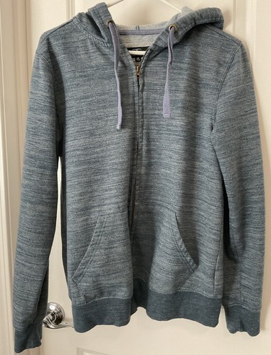 VETEMENTS Abbigliamento da lavoro domenicale blu erica full zip davanti felpa con cappuccio M