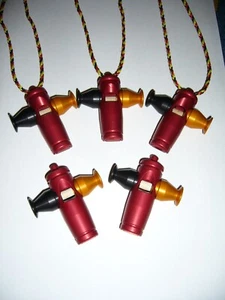 Sambapfeife Trillerpfeife Whistle Deutschland Farben Samba Pfeife aus Aluminium - Bild 1 von 5