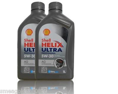 Shell Helix Ultra Professional AG 5W30 2x1 Liter  Opel GM Dexos2 Motoröl - Bild 1 von 3
