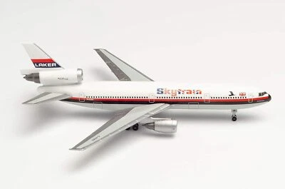 Avión MCDONNELL DOUGLAS DC-10 LAKER AIRWAYS ILA Berlín 2020 Herpa Wings 1/500 Foto 1 de 4