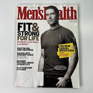 Mens Health Magazine May 2008 Matthew Fox Flat Belly Foods Issue Fitness - Picture 1 of 9