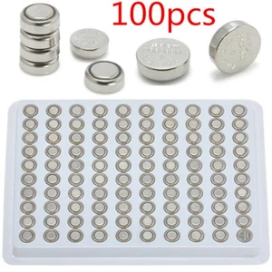 100X 1.55V SR626SW AG4 377 LR626 Alkaline Button Cell Watch Battery Batteries US - Picture 1 of 9