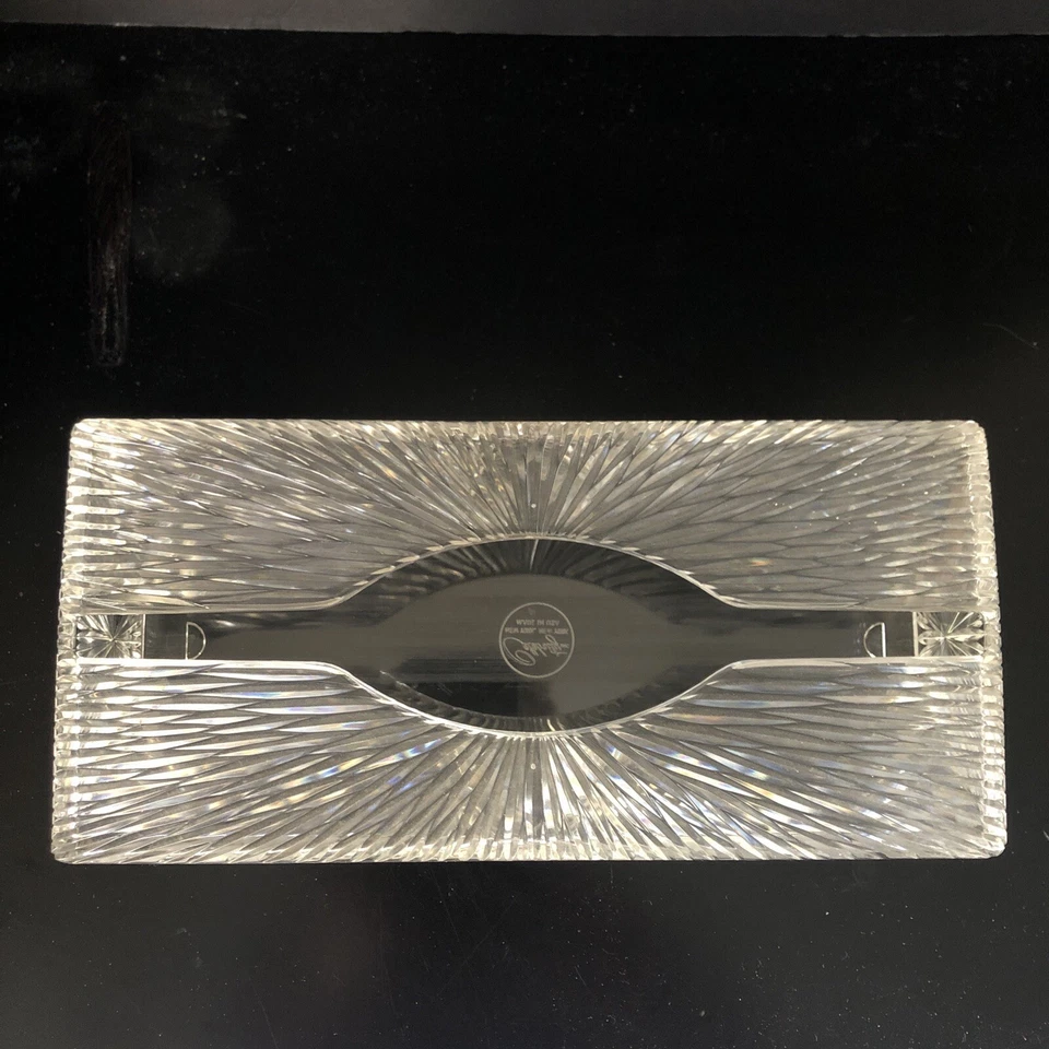 De colección Celebrity Inc Acrílico Kleenex Caja de Pañuelos Cubierta Soporte Starburst MCM NY, NY Foto 1 de 4