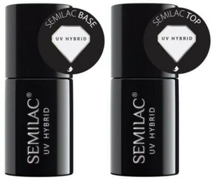 Semilac UV LED Hybrid Gel Nagellack Top und Base 7 ml Verschiedene Optionen - Bild 1 von 25