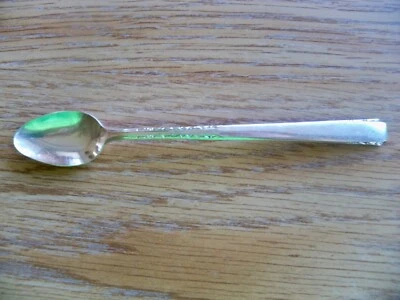 ONEIDA LTD "BROOKWOOD BANBURY" COLHER DE BEBÊ INFANTIL PLACA DE PRATA CIRCA 1950`S - Imagem 1 de 4