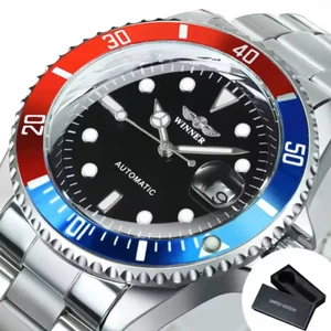 2025 Mens Automatic Designer Formal Wristwatches Mechanical Watch Pepsi Watches - Picture 1 of 4