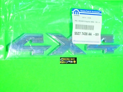 4X4 MOPAR RAM 1500 2500 3500 4500 EMBLEM 2011-2021 NAMEPLATE BADGE NEW MOPAR 8" - Image 1 of 4