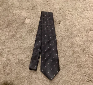 CHANEL Men's Neck Tie Necktie Made In Italy Designer Silk Pink Logo - Picture 1 of 4