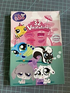 Littlest Pet Shop Valentine's Day Cards School Exchange NEW Vintage In Box - Picture 1 of 4