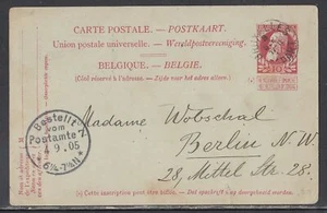 Belgium - Sep 4, 1905 Postal Card to Germany - Picture 1 of 2