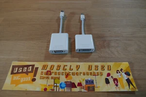 APPLE mini-Display Port VGA/DVI Adapter Set - A1305 / A1307 - SEHR GUT - Bild 1 von 3