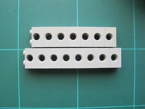 15x Lego 3700 - Technic Stein 1 x 2 mit Bohrung Alt-Hellgrau - Bild 1 von 1
