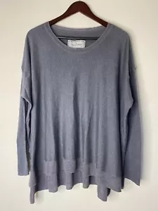 By Malene Birger Women's Sweater Tunic Size XS grey silk Linen Lagenlook - Picture 1 of 12