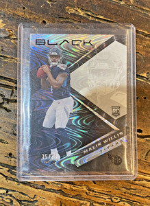 Tennessee Titans - Malik Willis Rookie Card /75 -2022 Panini Black
