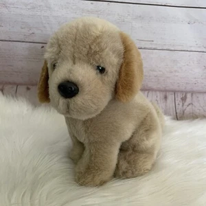 Geoffrey Labrador Puppy Plush Brown Tan 1993 Toys R Us 9" Stuffed Dog Animal - Picture 1 of 7