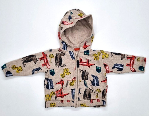 SACAI Felpa con cappuccio noce moscata felpa blusa per ragazzo taglia 74 (6 9 M) 100% cotone