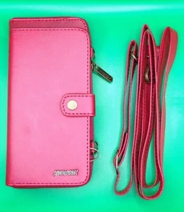 iPhone 13 Multi-Function Wallet Case, Detachable 3 in 1 Magnetic Flip Strap - Picture 1 of 12