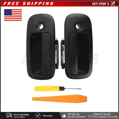 Set of 2 Outside Door Handles For 2003-2009 Chevy Kodiak GMC Topkick C4500-C8500 - Изображение 1 из 4