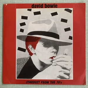 DAVID BOWIE "STARDUST FROM THE 70'S" BOOTLEG 1984 Vinyl Record Vintage - Picture 1 of 8