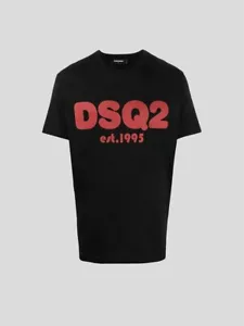 DSQUARED2 "DSQ2" Black T-Shirt S74GD0823 Size L RRP £220 - Picture 1 of 4