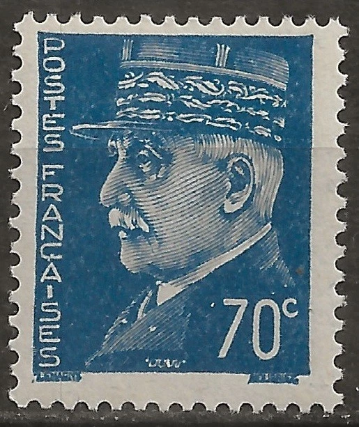 N° 510**  70c BLEU TYPE PETAIN - Photo 1/1