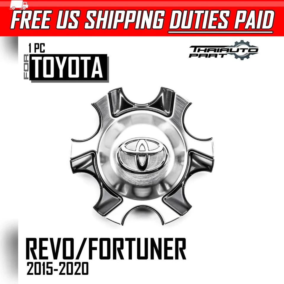 1x Cubierta de cubo de tapa central de rueda genuina para Toyota Fortuner SW4 Hilux 2015-2020 Foto 1 de 4