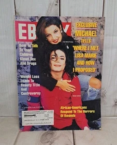 Ebony Magazine Oct 1994 Michael Jackson & Lisa Marie Presley - Picture 1 of 5