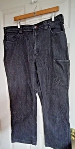 Duluth Alaskan Hardgear Black Denim Jeans Herren Gr. 40x30 Tough Workwear Neu ohne Etikett - Bild 1 von 9