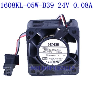 1608KL-05W-B39 24V 0.08A 40*40*20mm NMB Cooling Fan with Terminal New - Afbeelding 1 van 4
