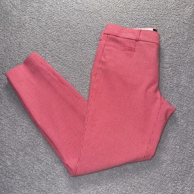Pantalones Cortos Banana Republic Sloan Fit Rojo Blanco Cuadros Guinga Talla 4 Foto 1 de 4