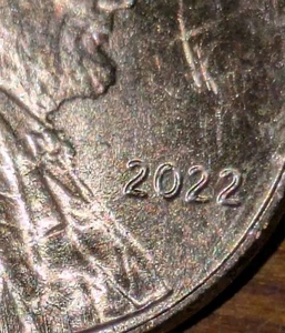 2022 1c Shield Cent Doubled Die Error Obverse Ddo Error - Picture 1 of 20