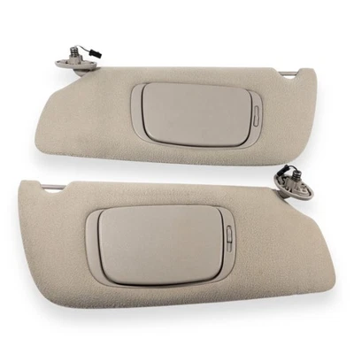 Jeep Grand Cherokee 1999-2003 conjunto de pares de parasoles laterales para conductor y pasajero beige Foto 1 de 4